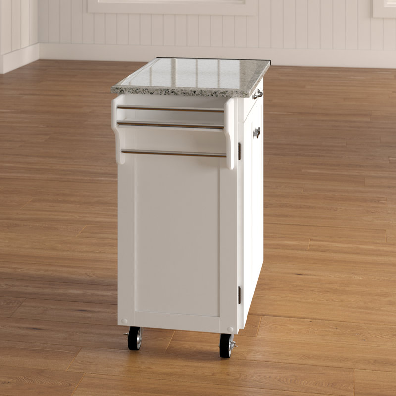 Red Barrel Studio® Savorey Granite Kitchen Cart & Reviews Wayfair